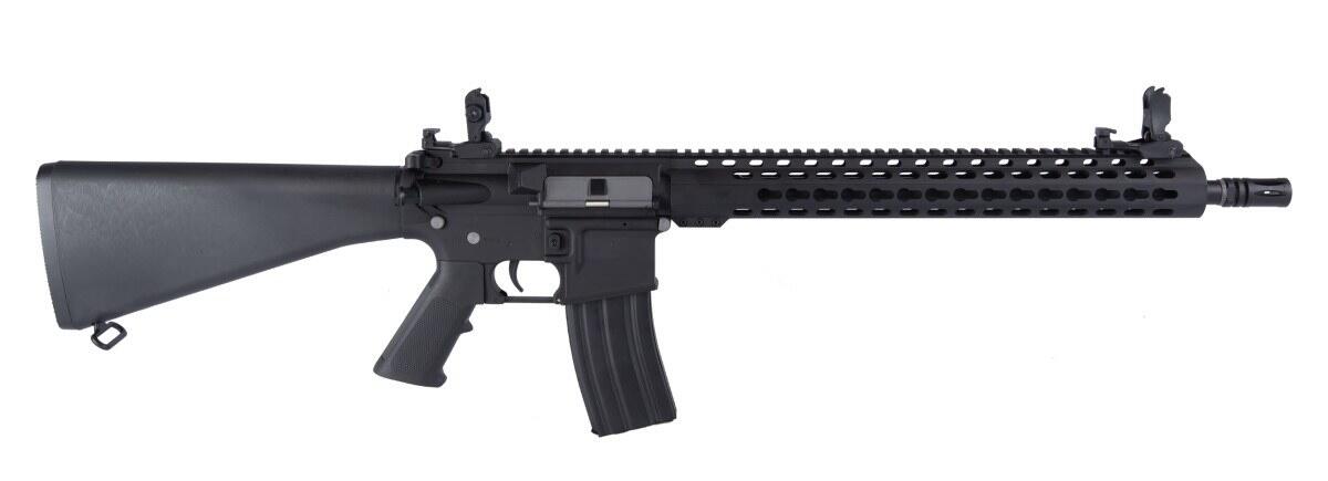 Fed Colt M16 hardball riffel som kommer med en lækker keymod handguard