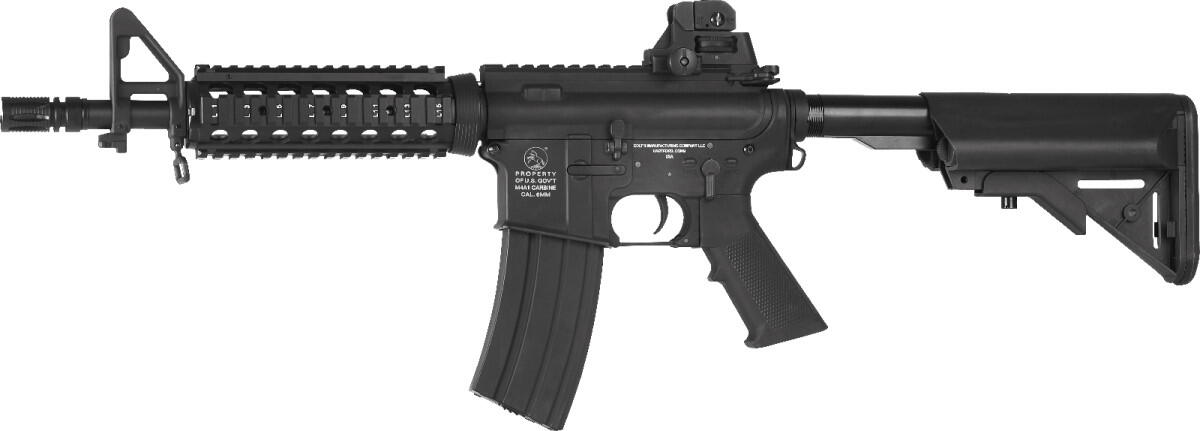 Vildt fed COLT M4 CQB Hardball Riffel fra Cybergun med autentiske markeringer fra Colt