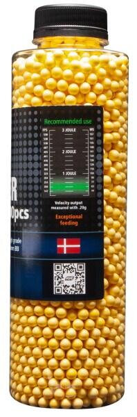 Q blaster 0,12g hardball kugler med 3300 stk i en flaske