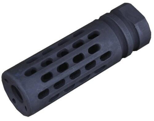 Lækker stål flammeskjuler med 14mm ccw gevind