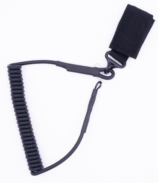 Lækker sort lanyard til airsoft pistoler