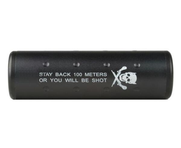 stubby lyddæmper, sort ccw & cw gevind