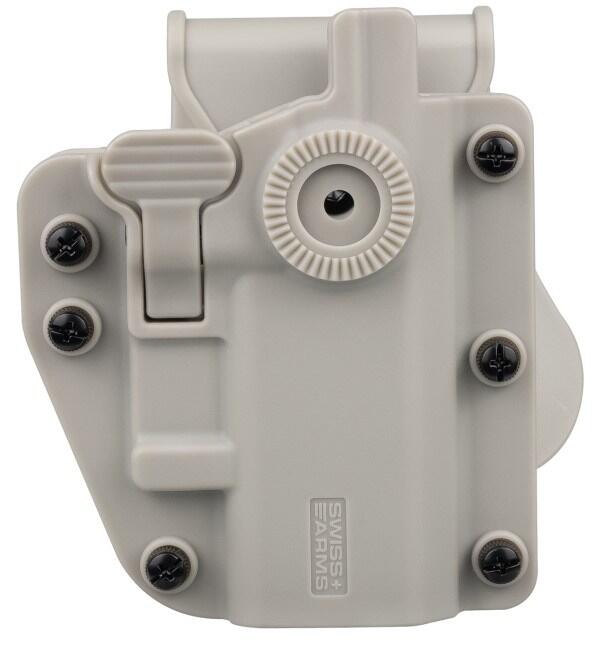 Adapt-X Level 2 softgun Pistol hylster i urban grå kan laves om så det også bliver et venstre hånd hylster