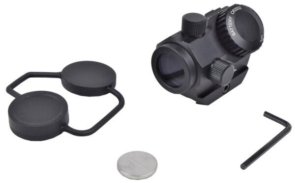 Udstyret som med dette Micro hardball red dot sigte