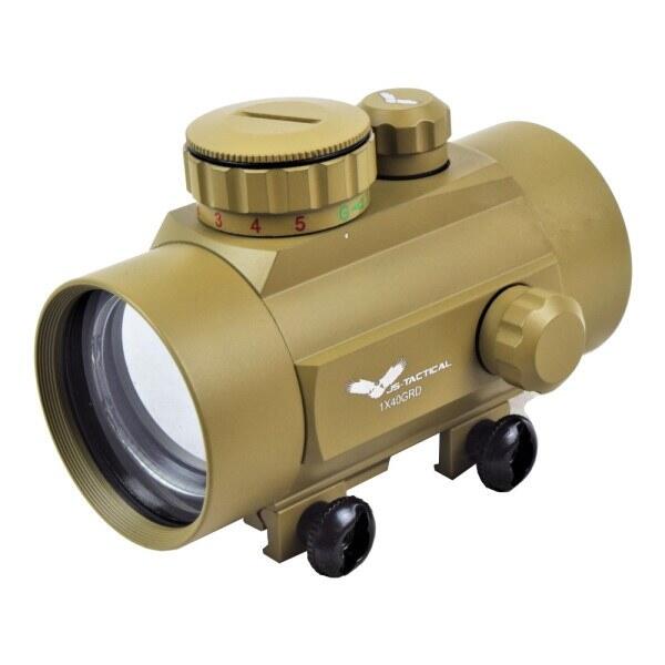 Lækker hardball rødpunktssigte med en linse på 46 mm