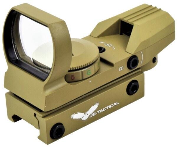 Tan hardball holo red dot sigte som kan lyse både rød og grøn