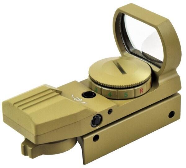 Multi kryds 15x35 airsoft rødpunkts sigte i tan