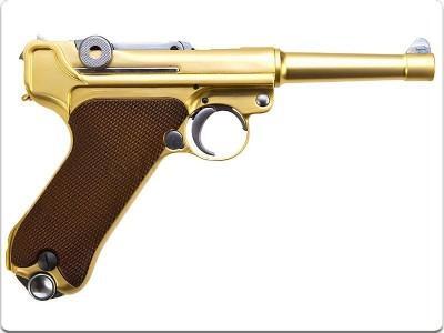 Lækker guld WW2 p08 luger fra WE
