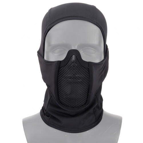 Fronten af den fede balaclava med stål mesh maske til softgun kampe