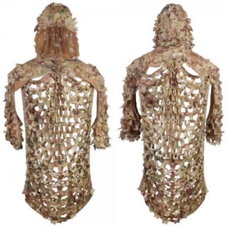 Lækker 3D ghillie cloak i multicam