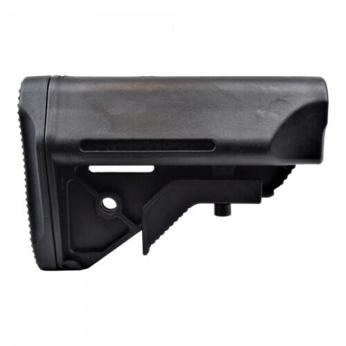 Højre side af denne Crane stock som passer til et M4 eller M16 kolberør