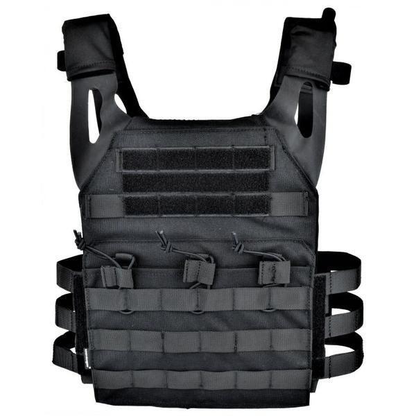 Taktisk Airsoft JPC plate carrier vest i sort