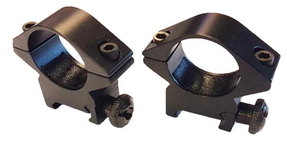 Airsoft kikkert montage ringe som passer til standard 20 mm rails
