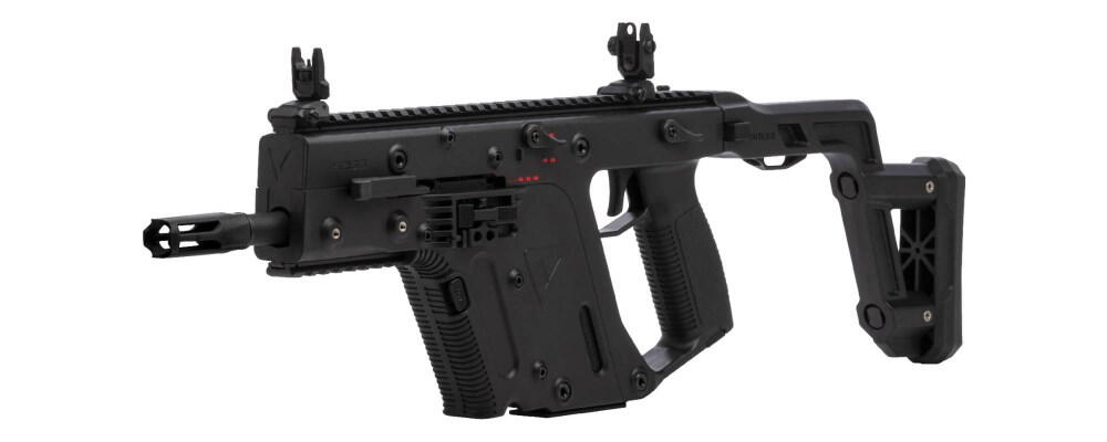 Fed Kriss vector som er en elektrisk airsoft riffel
