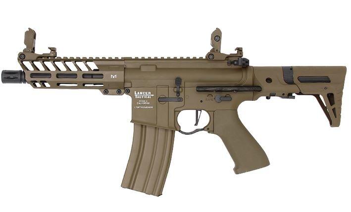 Kort og hurtig er dette Tan Enforcer PDW M4 hardball gevær