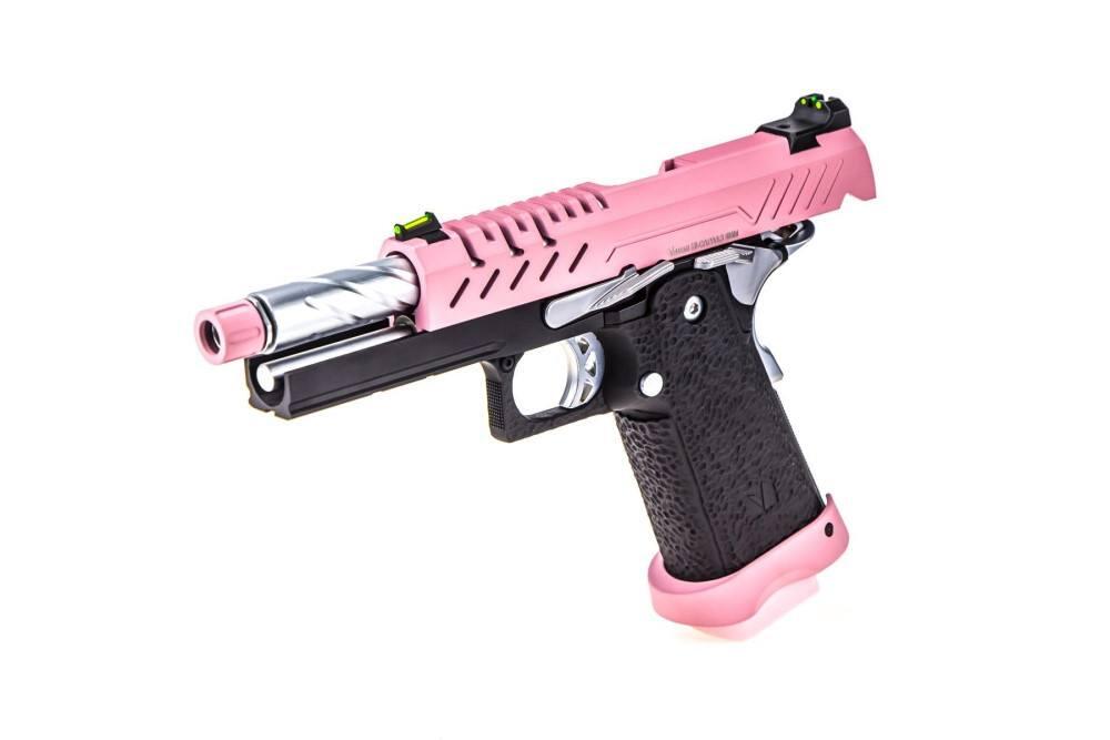 Denne hi-capa 4.3 har en lidt mindre pistol slæde end en 5.1 hi-capa fra vorsk