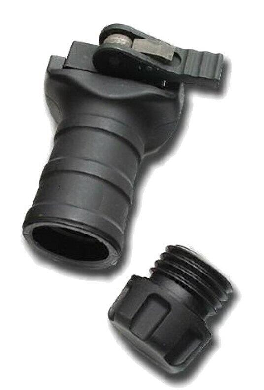 Indeni dette stubby QD greb er der plads til 1 CR123A