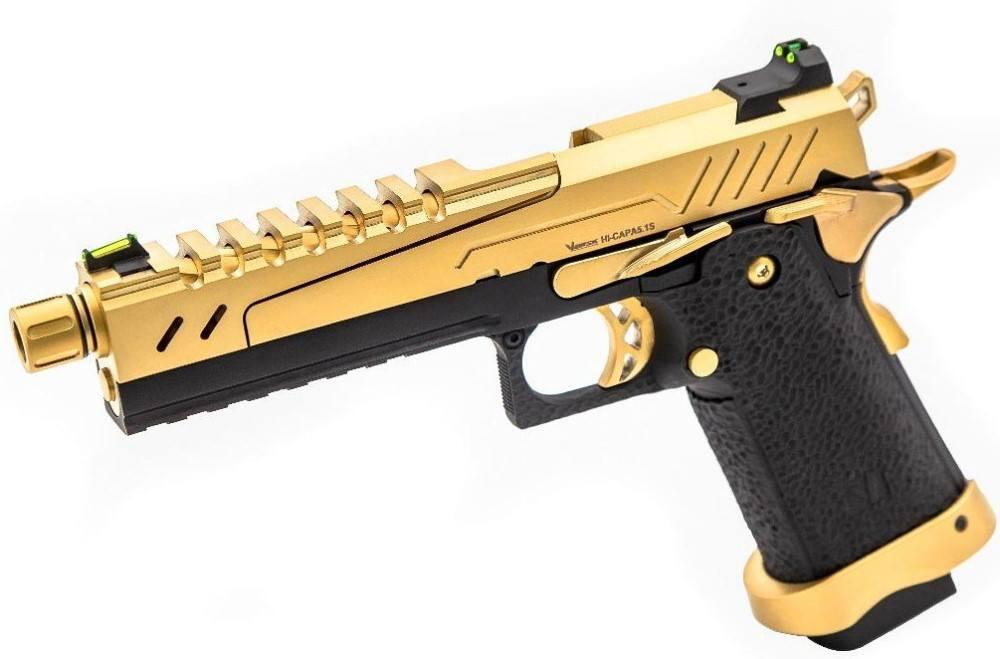 hi capa 5.1 airsoft med blowback og 14mm ccw gevind