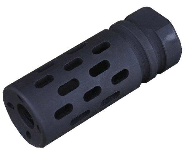 Lækker battle comp stils flammeskjuler som passer på softgun gevær med 14 mm CCW gevind