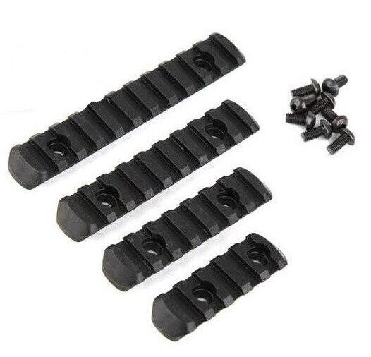 rail sæt med 4 forskellige softgun rail længer som er lavet i ABS plast