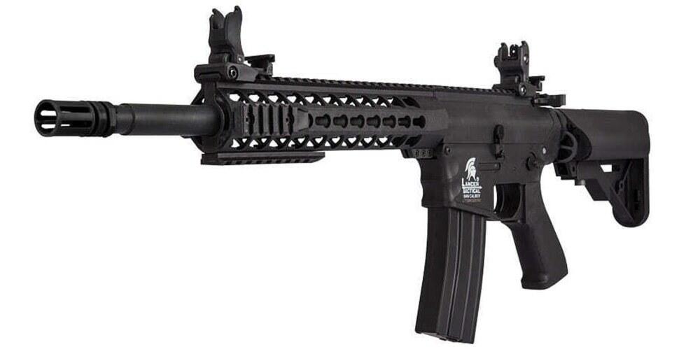 Fedt Lancer tactical M4 keymod hardballvåben i sort