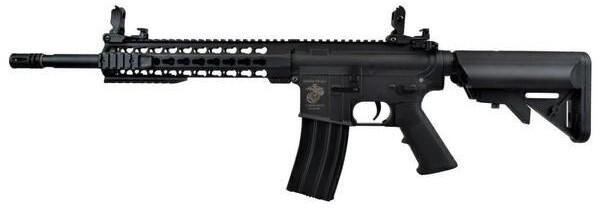 Hardballvåbnet M4 special forces med 10" keymod handguard i sort