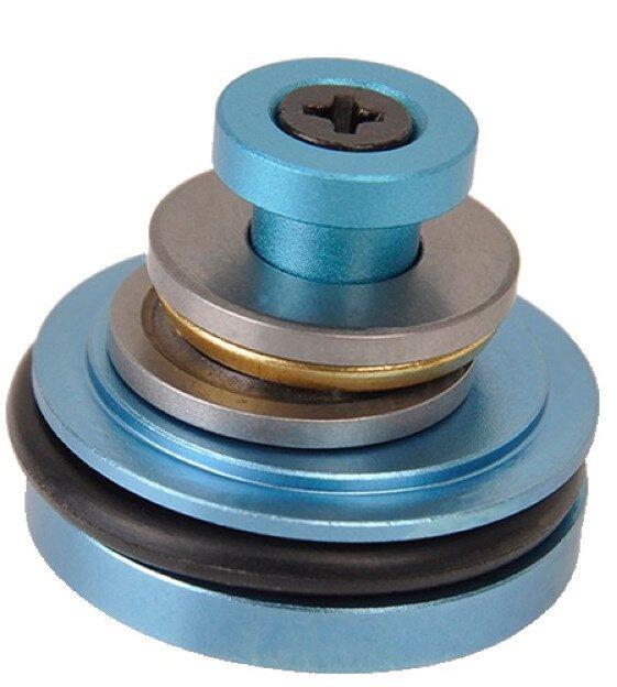 i bunden af dette stempelhoved til elektriske airsoft våben har et kugleleje