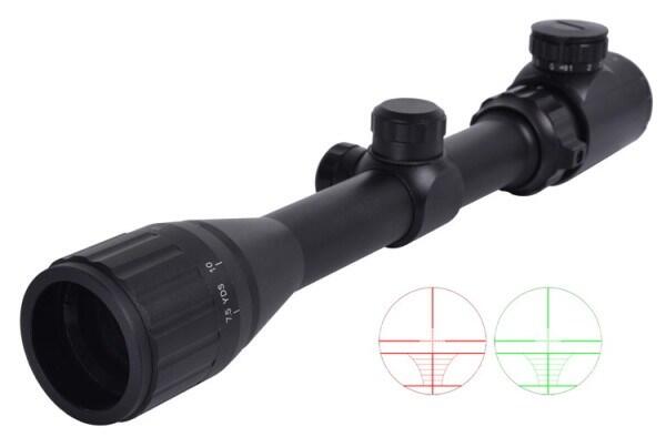 Her kan man se dette lækre hardball sniper scope og hvordan sigtets lys ser ud