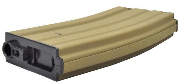 Dette er toppen af hi-cap 300 skuds airsoft magasinet som passer til m15, m16 og m4 elektriske gevær