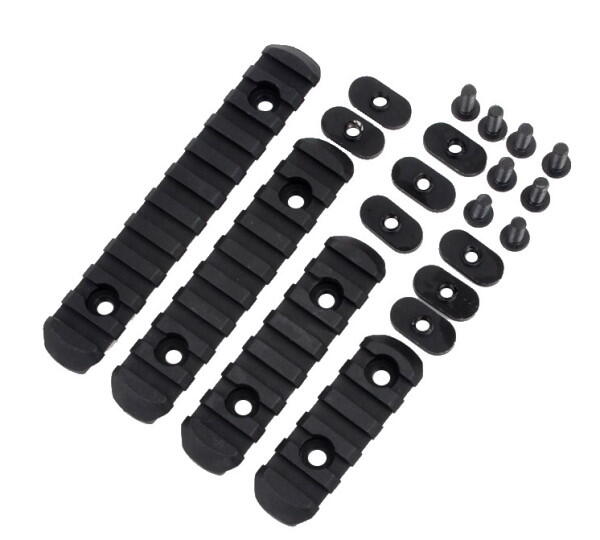 Hardball rail sæt som kommer inkluderet med 4 forskellige længder af rails