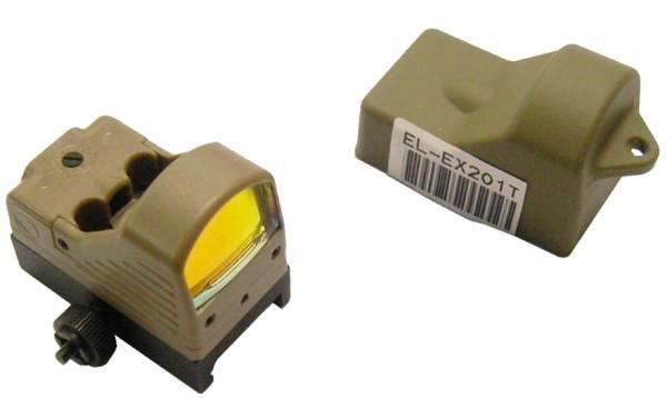 Dette mindre rødpunks sigte er lavet til at passe på alle hardball 22mm rail systemer