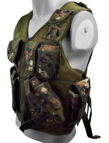 Vesten er lavet i mesh, og condura for at sveden kommer væk fra kroppen når du er aktiv