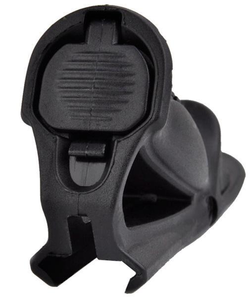 Sort hardball greb, med opbevaringsplads (f.eks CR123A batteri)