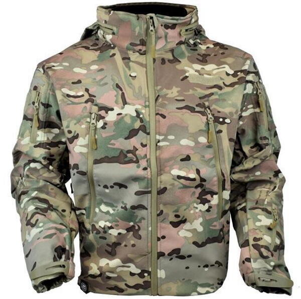 Dette er en behagelig softshell jakke som både er vind, og vandtæt.