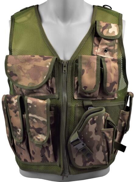 Dette er en one size fit vest, som kan indstilles til de fleste størrelser af personer