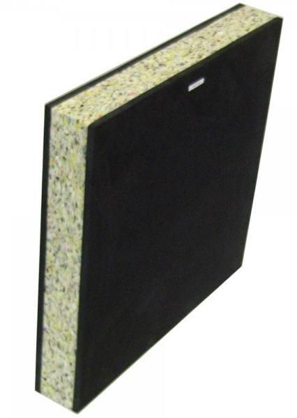 Skumpladen dimensionerne 60x60x10cm, hvilket giver muligheden for at tage med under transport