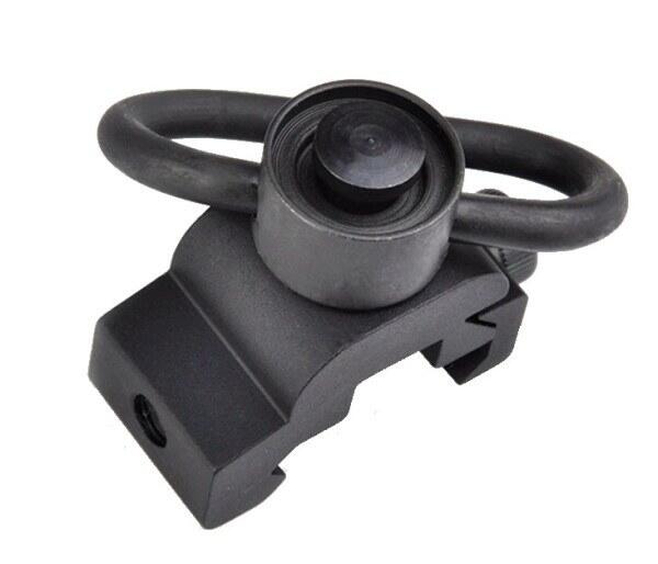 QD sling swivel med mount til 20 mm rails på softguns