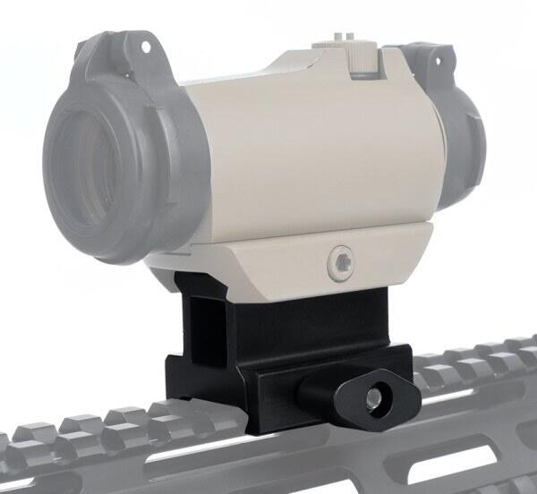 Denne forhojer gør det lettere at kigge igennem et hardball sigte med maske på