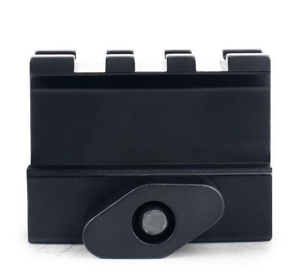 This sight raiser can quickly be installed and un-installed from 20mm picatinny rail system