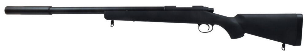 Denne sniper er VSR spec, hvilket gør at den let kan opgraderes