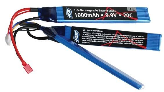 9,9V Airsoft LI-FE batteri til din hardball riffel