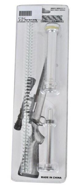 Dette er et sæt till well sniper rifler, sættet kommer med fjederstyr, fjeder samt metal stempel