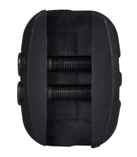 Dette greb kan nemt monteres på alle 20mm picatinny rail systemer