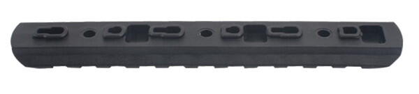 På dette rail sæt kan der monteres 20mm picatinny accessories, hurtigt og nemt