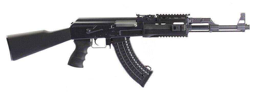 Denne hardball riffel har rail segmenter på, hvilket gør der kan på sættes greb, lygter osv.