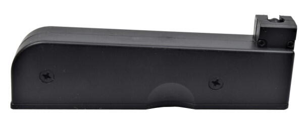 Magasinet kan holde 30 softgun kugler, samt er det lavet af polymer