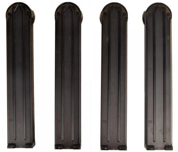 Dette er 170 skuds mid cap magasiner, som passer i en softgun P90