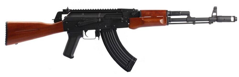 Denne riffel er meget realistisk, da den kommer i fuld metal, med ægte træ og et blowback system