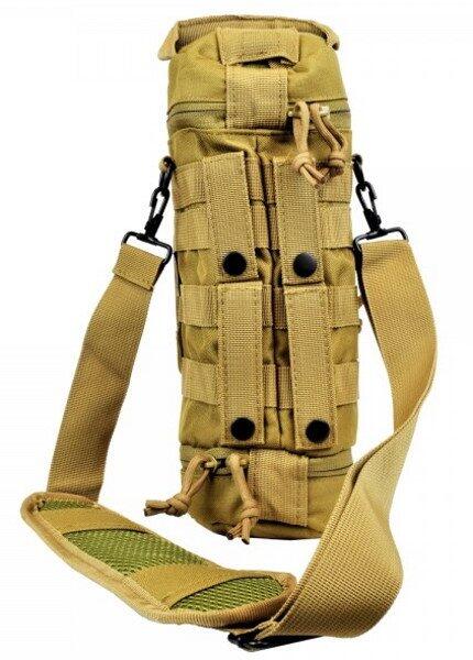 Lommen har en molle system på bagsiden, hvilket giver god mulighed, hvis man vil montere lommen til bælte eller vest