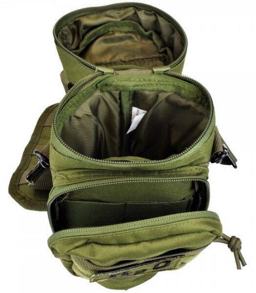 Lommen kommer så man både kan montere den til bælte/vest, have den over skulderen og med et håndtag til at bære den